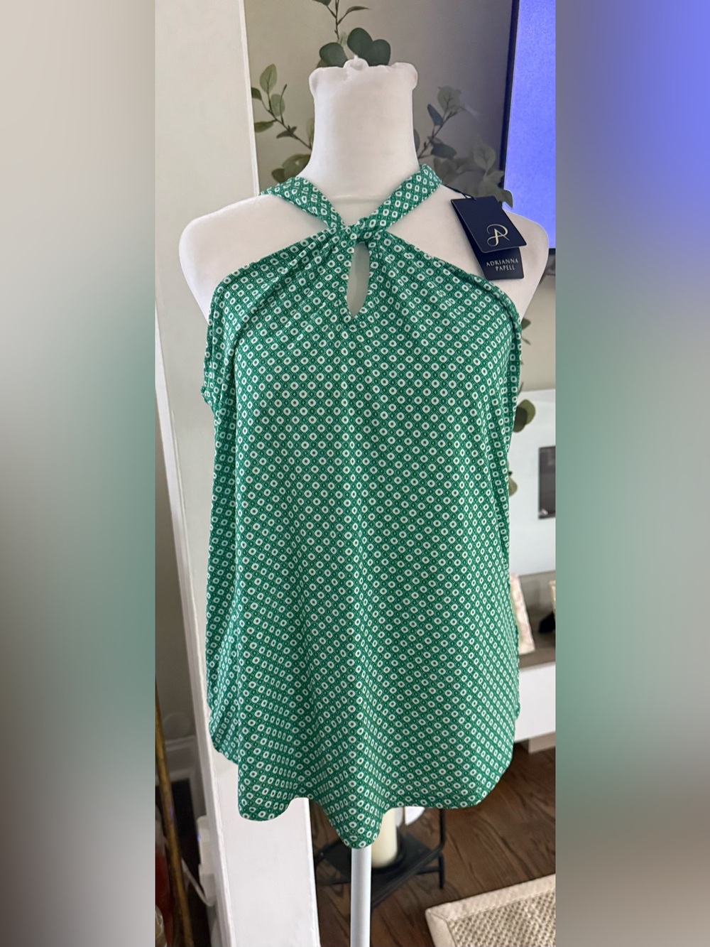 Adrienna Papell Halter Top Small NWT